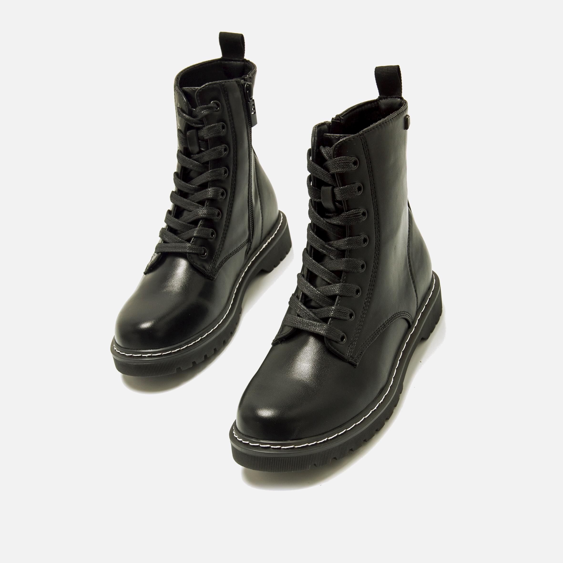 Botas militares mujer negras sales